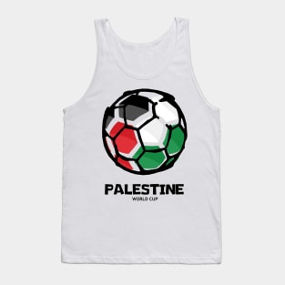 Palestine Football Country Flag Tank Top